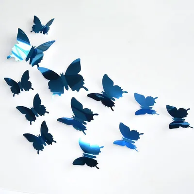 Запомните моменты красоты с помощью своих самодельных бабочек на стену