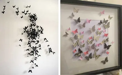 Фото бабочек на стену: придайте своему интерьеру элегантность и изысканность