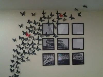 Бабочки на стену своими руками: творческая активность, которая доставит вам удовольствие