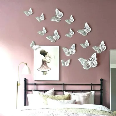 Бабочки на стену своими руками: декоративные элементы, которые превратят ваш дом в искусство