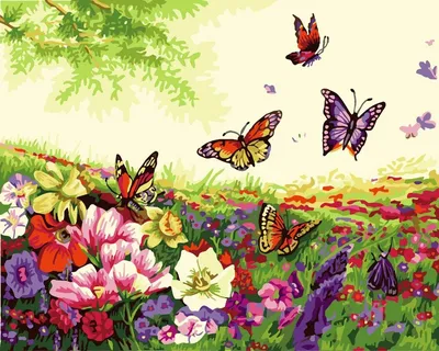 Бабочки на цветах: изображение, приносящее радость и восхищение