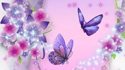Бабочки, танцующие над цветами: изображение, запечатлевающее легкость и грацию