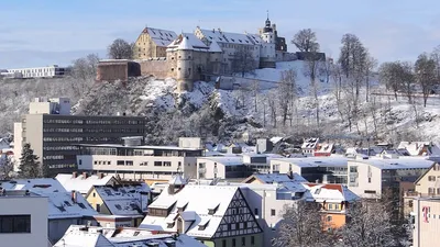 Изысканные зимние картины Баден-Бадена: Фотографии для скачивания