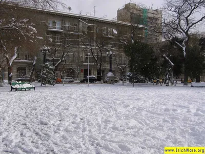 Зимние краски Баку: Фотография высокого качества в JPG