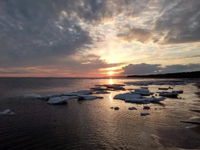 4K фото Балтийского моря в Питере