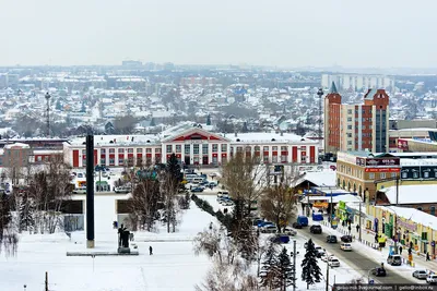 Фото Барнаула зимой: Снежные пейзажи в PNG