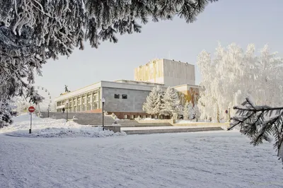 Фото Барнаула зимой: Снежные картины в PNG