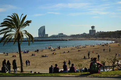 Фото Барселона пляж - фотографии пляжей с разными ракурсами