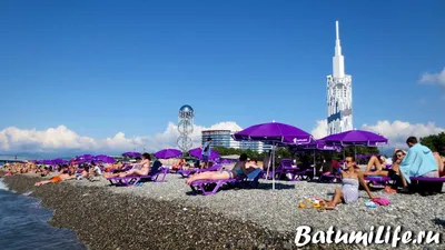 Скачать фото Батуми пляж в PNG формате