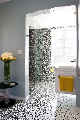 16) Фото белой мозаики в ванной: скачать бесплатно в хорошем качестве