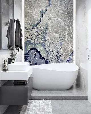 Белая мозаика в ванной: создание чистого и свежего образа