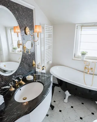 Ванная комната с белой мозаикой: фото и дизайн идей