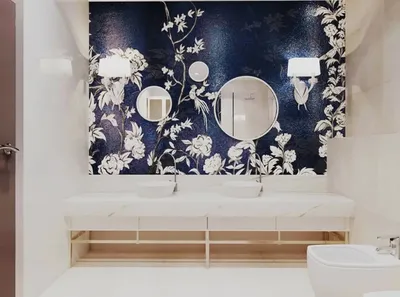 Ванная комната с белой мозаикой: стиль и роскошь