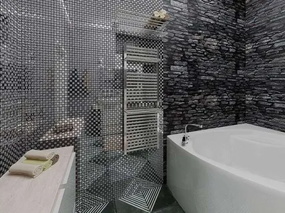 Белая мозаика в ванной: создание спокойной и расслабляющей атмосферы
