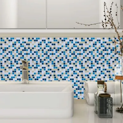 Белая мозаика в ванной: идеи для создания яркого акцента