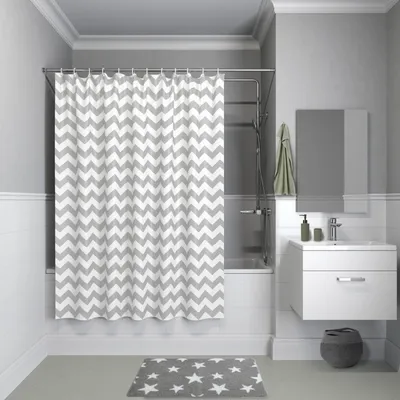 Бело-серая ванная комната: скачать изображение в формате WebP