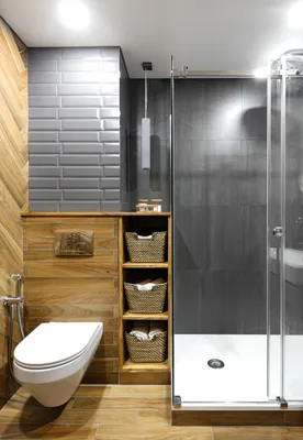 Сочетание белого и серого в дизайне ванной комнаты