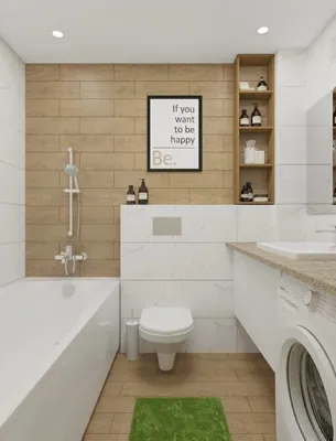 Фотографии стильной бело-серой ванной комнаты