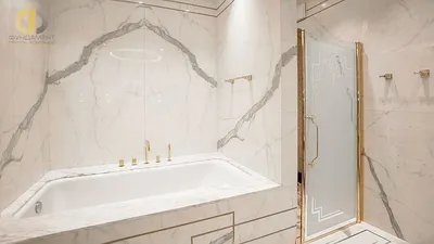 Бело-серая ванная комната с нежным и расслабляющим дизайном
