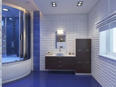 Фото ванной комнаты с бело-серой цветовой гаммой