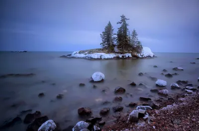 Зимнее волшебство в каждом пикселе: Белое море на фото