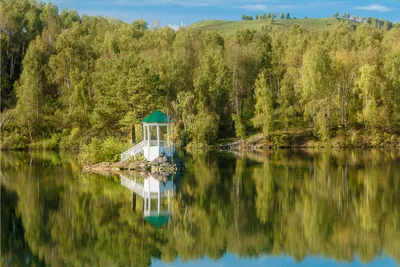 Фотография Белого озера в Алтайском крае