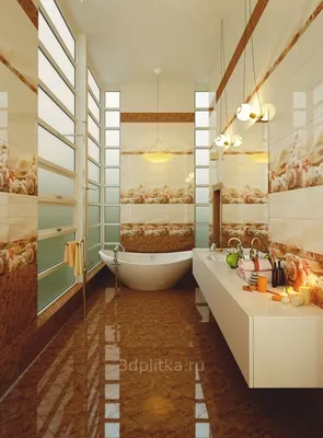 Фотографии ванной с использованием Белорусской плитки: вдохновитесь красотой и функциональностью