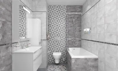 Арт-фото Белорусской плитки для ванной комнаты в HD качестве