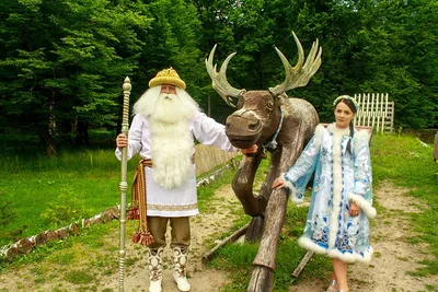 Уникальные снимки деда мороза в Беловежской пуще