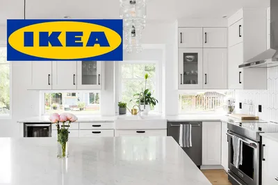 Картинки белых кухонь IKEA: выберите формат и размер для скачивания