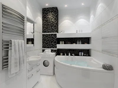 Белые ванные комнаты - прекрасное сочетание стиля и функциональности