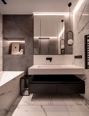 Вдохновляющие идеи для дизайна белых ванных комнат - фото и советы