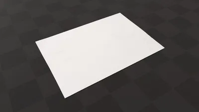 Белый лист - изображение высокого качества в формате PNG