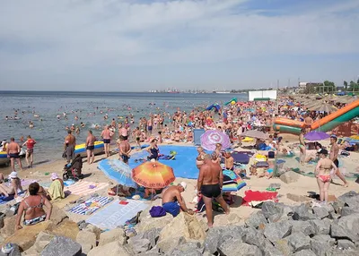 Фото пляжей Бердянска - лучшие места для отдыха