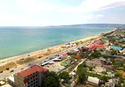 Пляж Береговое в Крыму: взгляд сквозь объектив камеры