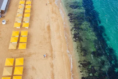 Скачать бесплатно фото пляжа с крымскими достопримечательностями