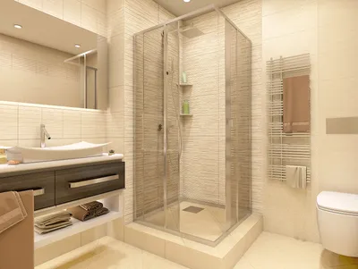Фотография бежевой ванны в высоком разрешении для ванной комнаты