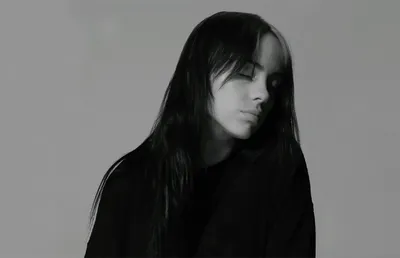 Картинка Billie Eilish в стиле минимализма