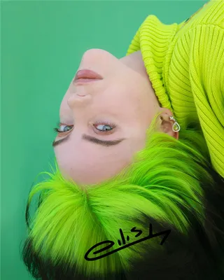 Фотография Billie Eilish с использованием фильтров
