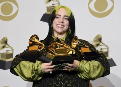 Картинка Billie Eilish в стиле графического дизайна