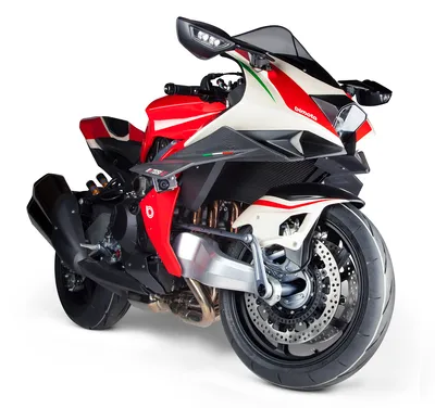 Фото мотоцикла Bimota Tesi H2 в золотистых тонах