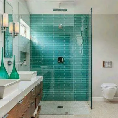 Бирюзовая плитка в ванной - красота и стиль в вашей ванной комнате