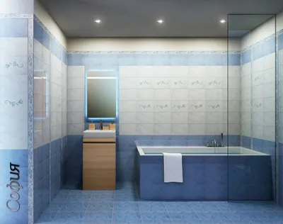 Ванная комната с бирюзовой плиткой: добавьте яркости в свою жизнь