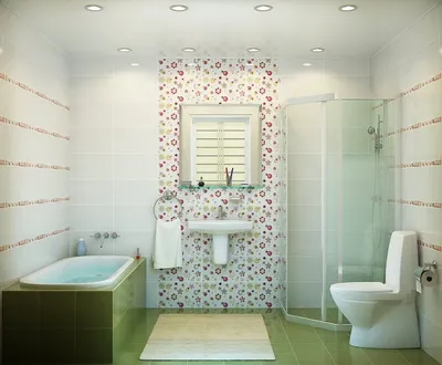 Ванная комната с бирюзовой плиткой: ощущение свежести и чистоты