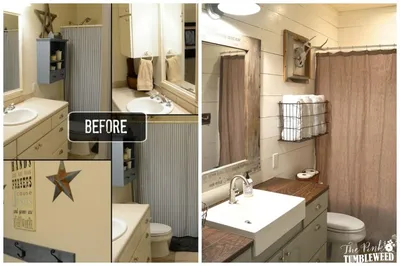Фотографии современных ванных комнат с небольшим бюджетом