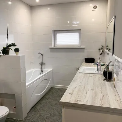 Фотографии бюджетного ремонта ванной комнаты в формате JPG