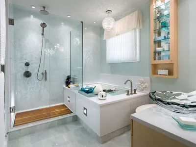 Бюджетный вариант ванной комнаты с элегантным дизайном