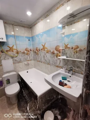 Уютная ванная комната без больших затрат