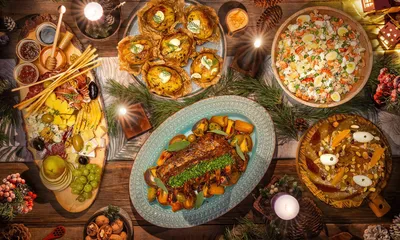 Фото, картинка, изображение: блюда праздничного стола, чтобы насладиться кулинарными шедеврами
