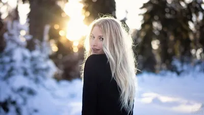 Зимние блонди: Великолепные портреты для аватара